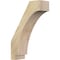 Ekena Millwork 6"W x 16"D x 24"H Imperial Rough Sawn Knee Brace, Douglas Fir BRC06X16X24IMP00RDF - alternate 1